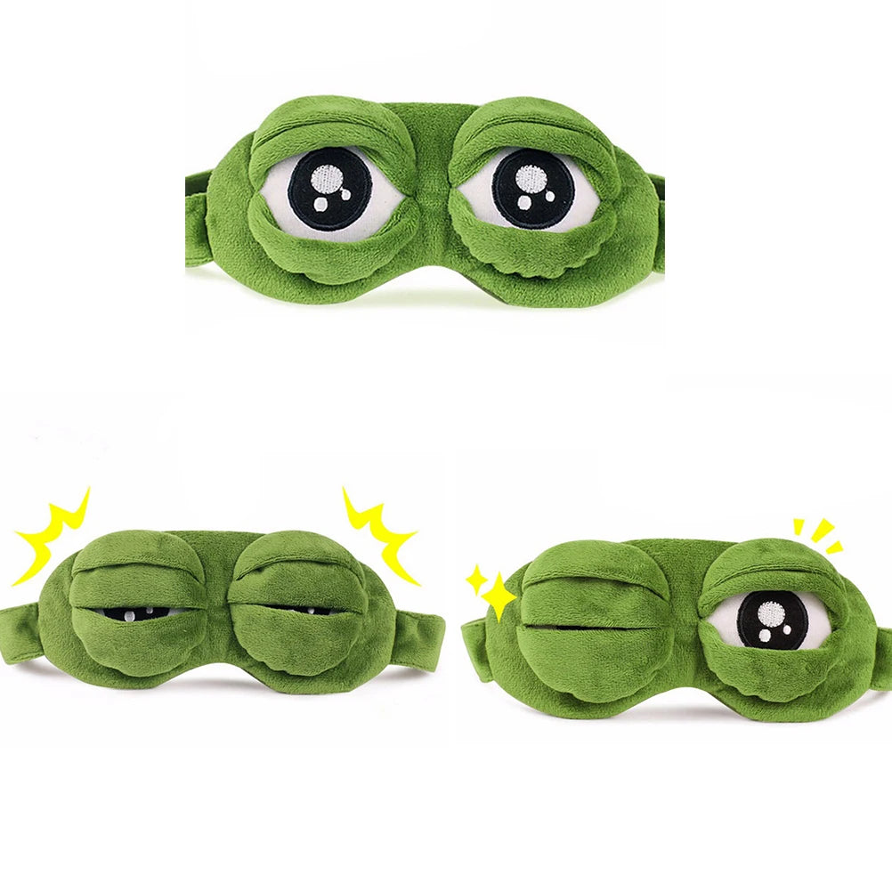 + FREE 3D Sad Frog Sleep Mask